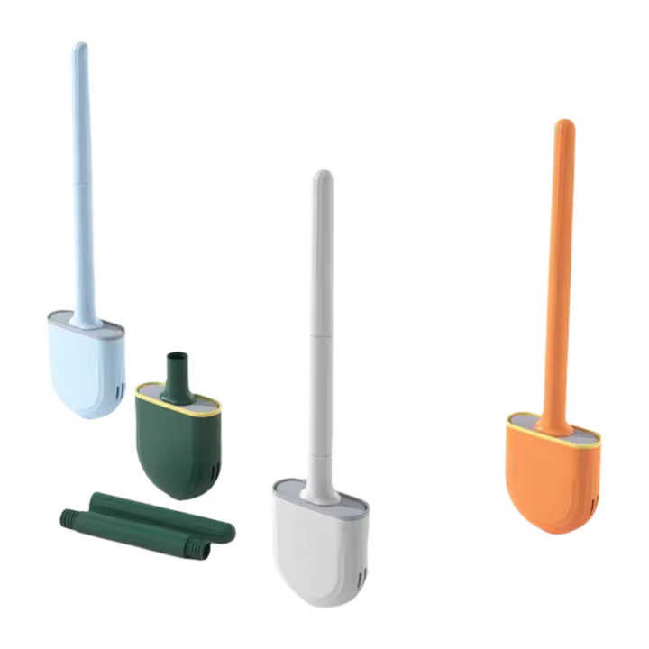 Cepillo De Inodoro Con Mango Largo Para Colgar En La Pared Limpieza Fácil Y Duradera Adecuado Para El Baño Y La Limpieza Del Inodoro - 1