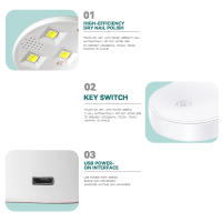 NAILPOP-lámpara secadora de uñas pequeña, lámpara LED UV USB para manicura, esmalte de Gel curativo, máquina de diseño en forma de huevo, herramientas para decoración de uñas de un solo dedo - details 3