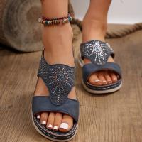 zapatos de zapatilla de tacón de cuña de verano para mujer - details 5