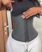 Faja moldeadora de cuerpo de alta elasticidad, entrenador de cintura, Control de barriga, corsé moldeador de alta compresión, fajas colombianas, cinturón adelgazante - details 8