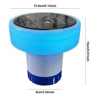 Ionizador solar para natación, purificador de agua, limpiador de 7 colores, entrega de productos químicos ajustable, antifregadero para piscina, hidroterapia, - details 8