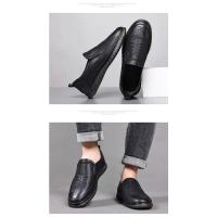Nuevos Zapatos De Cuero Transpirables Para Hombres, Zapatos Casuales De Suela Blanda De Conducción Para Hombres - details 13