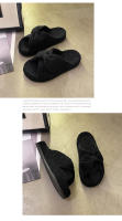 Fondo de Zapatillas de Algodón Suave y Cómodo Tamaño Grande, Cruzado Plano, Estilo Mariposa, Fondo Grueso Pegajoso - details 13