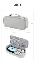 Bolsa Organizadora de Viaje Impermeable Grande Bolsa de Almacenamiento Portátil para Cables con Característica de Organización de Cableado - details 4