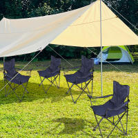 Rcynview Silla plegable Respaldo Sillas de comedor plegables Silla de oficina para reuniones Silla de camping para el hogar Taburete plegable de ocio Pesca portátil al aire libre Camping Tamaño: 50x50x90-120 cm 1 pieza - details 16