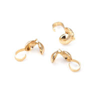 8x4MM 9x4MM 11x5MM Cierre de latón color oro de 18K con alambre y rosca para joyería, collares, pulseras, accesorios y fijaciones - details 21