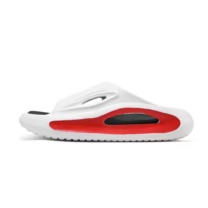 Zapatillas de casa informales para hombre, zapatillas ligeras de suela gruesa con punta abierta, antideslizantes para caminar en la playa - 1