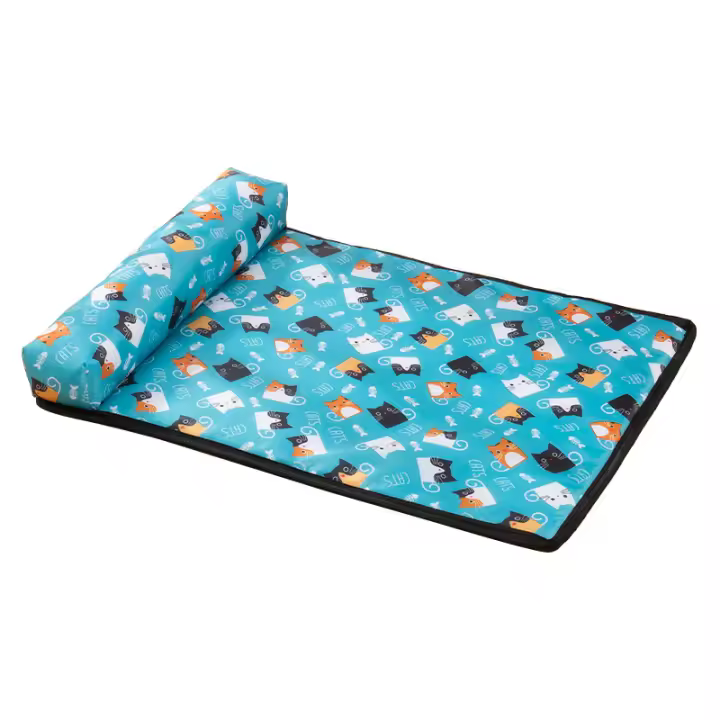 Cama de refrigeración para perros y gatos, alfombrilla antideslizante a prueba de humedad para dormir, sofá para perros pequeños y medianos - 1