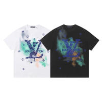 Las mejores camisas casuales básicas de moda de verano, camisetas holgadas de algodón puro para hombres y nuevas camisas de manga corta para parejas con estampados de logotipos en la parte delantera. - details 14