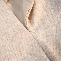 Seulish vintage faldas de lana gruesas para mujer Otoño Invierno nuevo color sólido casual cintura alta A-line faldas de mujer - details 8
