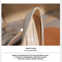 Zapatos de Tacón Alto de Moda Microfibra para Forro, Cuero Sintético para Exterior - details 8