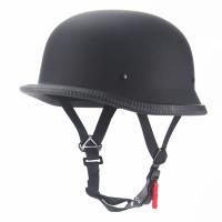 Casco de Motocicleta Vintage Casco Abierto de Cara, Casco Medio de Seguridad Facial Alemán, Casco Retro para Scooter - details 6