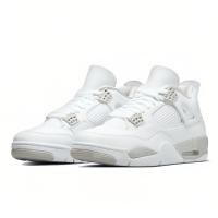 basketball White Breathable Flat Walking Trainers Casual Sneakers 4s Women Outdoor Running Shoes  Designer  Men Sports shoes - details 3