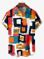 Camisa Casual de Playa Kawaii Aloha Estampado 3D Verano, Manga Corta, Talla Grande para Hombres y Mujeres - details 1