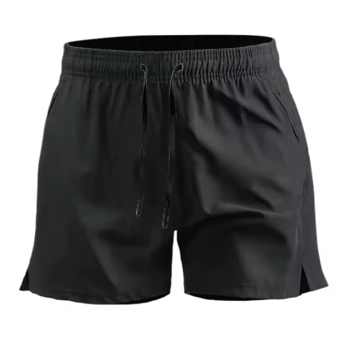 Pantalones cortos deportivos de verano para hombre, pantalones cortos deportivos de secado rápido, pantalones cortos ligeros para correr con bolsillos, pantalones de playa para gimnasio - 1