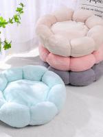 Sofá De Lujo Para Gatos Invierno Cálido Con Forma De Flor Cama Para Perros Malla Transpirable Pequeña Cama Para Perros Con Forma De Flor - details 3