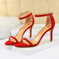 Sandalias de Plataforma de Anti para Mujer Tacón Alto de 8cm y 11cm Estilo Gladiador con Correa - details 14