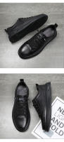 La primera capa de zapatos de la junta de cuero de vaca zapatos casuales de alta gama de los hombres zapatos de la junta de los hombres zapatos de un pedal zapatos de moda versátiles de los hombres de cuero genuino - details 15