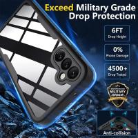 Protector de pantalla de cuerpo completo 360, funda transparente para Samsung Galaxy A05 A05S A15 A25 A35 A55 A06 A16, funda de teléfono a prueba de golpes - details 5