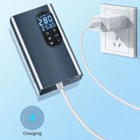 Inflador de neumáticos de coche inalámbrico, compresor de aire recargable por USB, aleación de aluminio, 6000mAh, para motocicletas, bicicletas y bolas - details 17