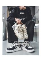 2024 nuevos zapatos deportivos informales de gran tamaño para hombres, zapatos con Panel de cuero elevado de suela gruesa, tallas 39-48 - details 3