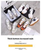 2025 Primavera/Verano cintura pequeña para hombres y mujeres, nuevos zapatos deportivos casuales rojos de Internet, zapatos de suela gruesa - details 0