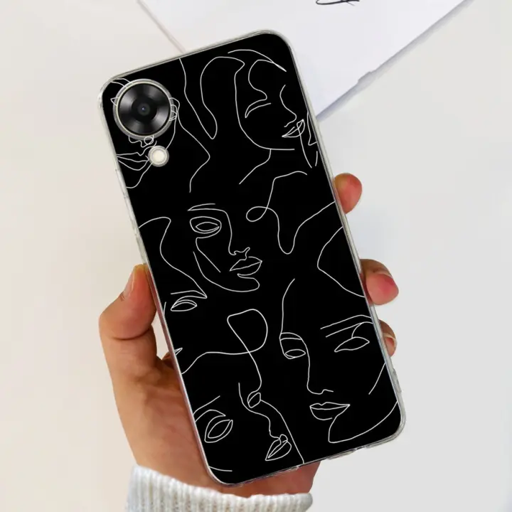 Funda de silicona TPU suave para Oppo A17k CPH2471, carcasa de teléfono con parachoques para Oppo A17 4G CPH2477 OppoA17k A 17 astronauta Animal lindo CAPA - 1
