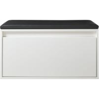 Banco Zapatero con Cajón Mueble Zapatero para 3 Pares de Calzado con Asiento Tapizado para Entrada Vestíbulo Dormitorio Aglomerado Polipiel 80 x 39 x 45 cm - details 11
