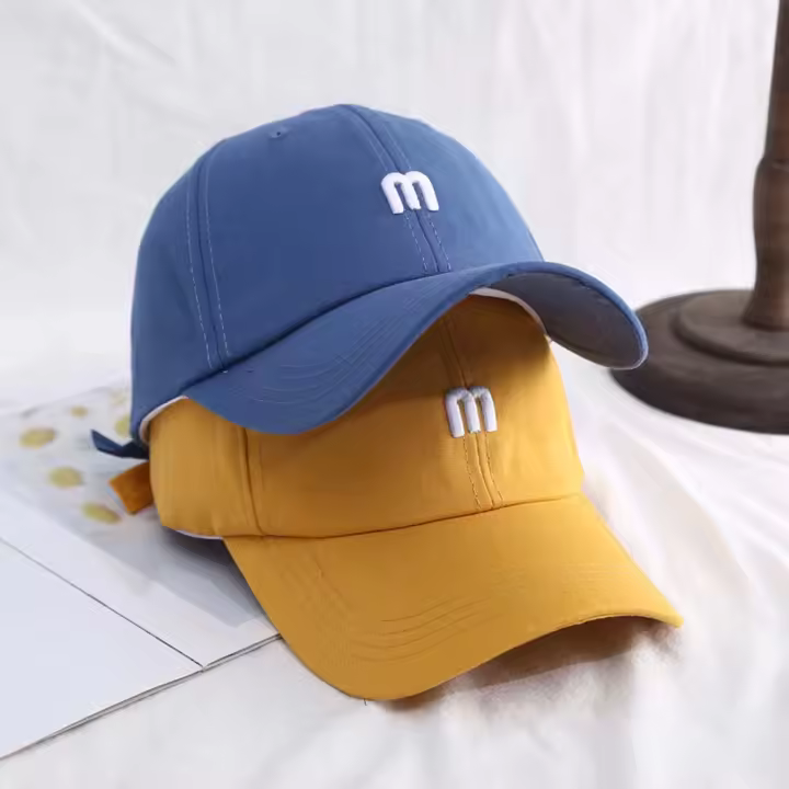 Gorras deportivas de verano ajustables con letras M para hombre y mujer, gorras de béisbol bordadas para el sol - 1