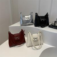 Bolso Cruzado Elegante y Minimalista Estilo Mariposa en el Hombro Rojo Bolso de Moda para Mujeres - details 1