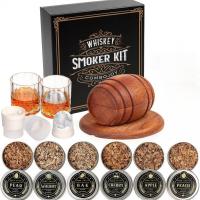 Juego Profesional de Ahumador de Whisky 6 Sabores de Cenizas, 2 Vasos Antideslizantes - details 0