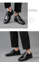 Zapatos de cuero de vestir de negocios informales británicos de gran tamaño para primavera y otoño para hombres - details 0