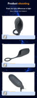 Vibrador de choque eléctrico para hombres, masturbador masculino, entrenamiento de resistencia, masajeador Sexual, anillo de glande, entrenador, juguete Sexual - details 14