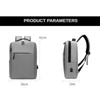 Mochila para ordenador portátil de 15,6 pulgadas para hombre, morral escolar de nailon con carga Usb, resistente al agua - details 10