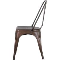 Juego de 4 Sillas de Comedor de Metal Vintage Industrial Adecuado para Uso Interior y Exterior - details 14