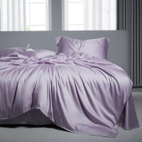 Jueges de Cama de Algodón de Alta Densidad Tamaño Rey Diseño Plano Material de Jacquard de Saten - details 8