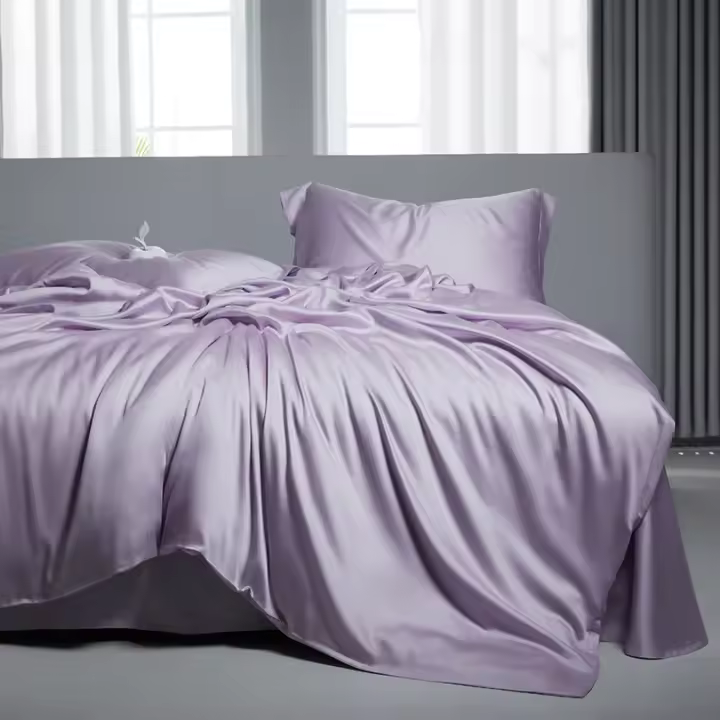 Juego de Ropa de Cama de Lujo 2025 Algodón de Vista Larga, 100% Puro, Alta Densidad, Sateén Jacquard, Tamaño de Cama 1.5m - 1