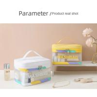 Bolsa De Maquillaje Grande Y Resistente Al Agua Con Capa Templada Bolsa De Lavado Portátil Para Almacenamiento De Cosméticos Bolsa De Viaje - details 11