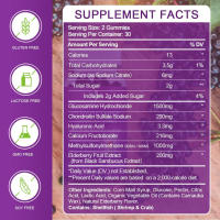 Gomas de Glucosamina Chondroitina 60 Cápsulas para Alivio de Dolor Articular - details 8