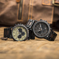 Reloj de Madera para Hombre DODO DEER – Reloj de Cuarzo Multifuncional Personalizado, Estilo Clásico y Elegante - details 8