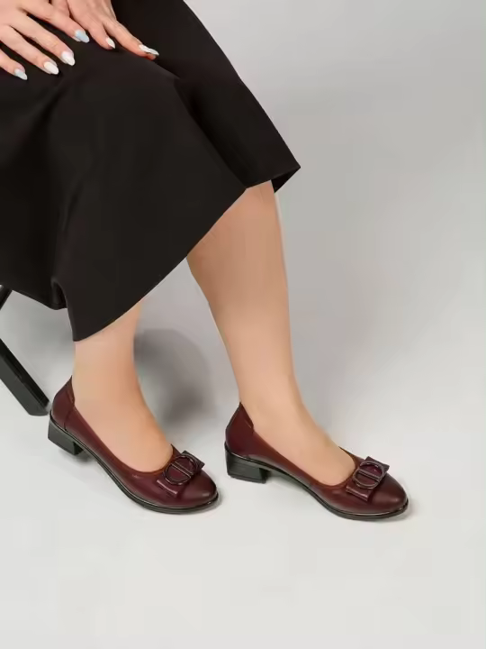 Color 2024 nuevos zapatos planos elegantes con lazo para mujer, cómodos y suaves - 1