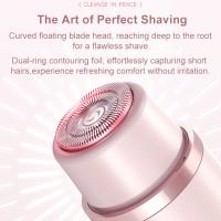 Maquinilla de afeitar para mujer, depiladora eléctrica portátil, indolora, para piernas púbicas, recortador de pelo corporal para damas, Bikini, axilas, piernas - details 11