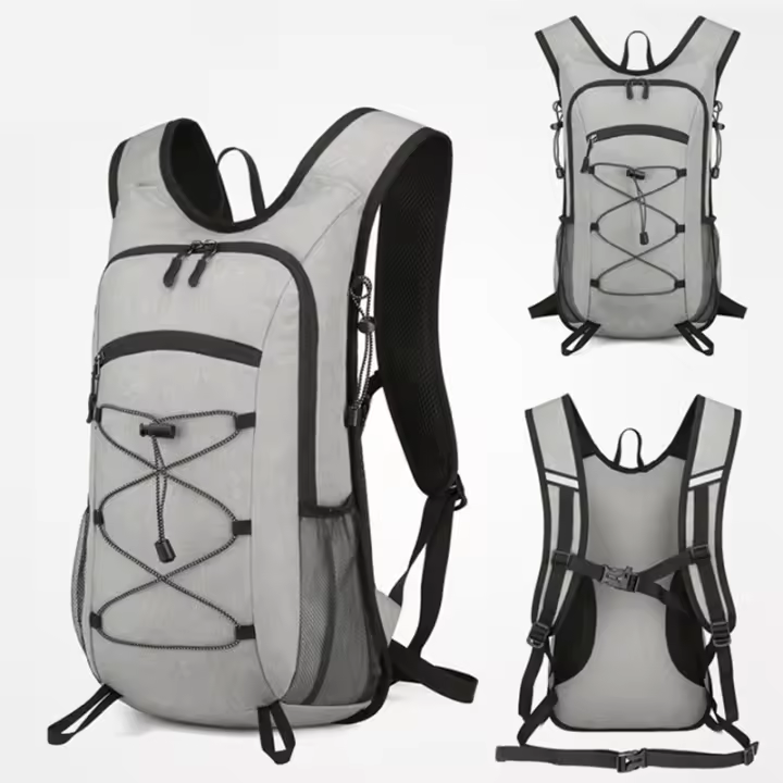 Mochila deportiva para hombre y mujer, bolso de hombro con rayas reflectantes, ideal para viajes, montañismo, escalada y ciclismo - 1
