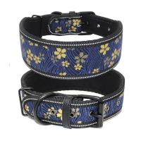 nailon reflectante perro, ustable, cómodo, acolchado, collares anchos mascotas para perros medianos y grandes, Collar de pastor - details 14
