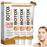 Miehoous 3 uds Botox eliminación de arrugas reafirmante, hidratante, lifting y recuperación para todo tipo de piel, crema antienvejecimiento de veneno de abeja, cara - details 0