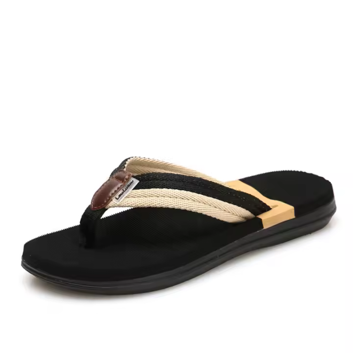 Nuevas zapatillas casuales versión coreana chanclas de playa de moda zapatillas geniales de moda al aire libre zapatillas vietnamitas. - 1