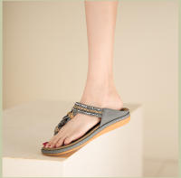 Sandalias planas ligeras y cómodas para mujer, de verano 2025, informales, de moda, para playa, tallas grandes. - details 11
