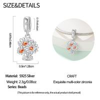 Nuevos Dijes de Plata de Ley 925 Diseño de Abrazo de Amor Zirconia Joyería de Mujer DIY Pulseras - details 96