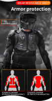 Chaqueta de Armadura Completa VEMAR Protección Completa para Cuerpo Humano Ajustable - details 1