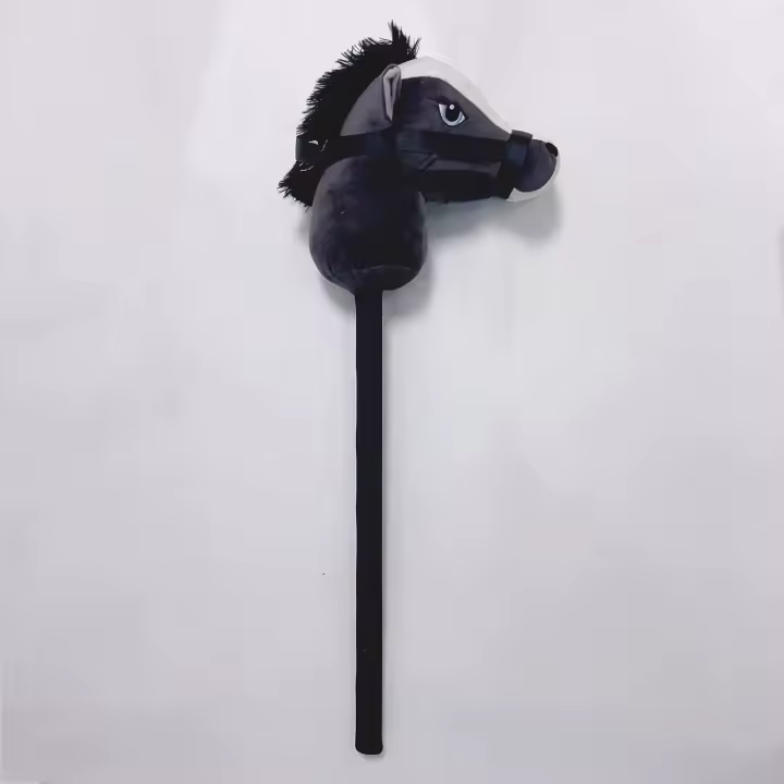 Juguetes de peluche con forma de animal, palo con cabeza de caballo, accesorios para actividades de animación infantil, regalos de juguetes infantiles con palo con cabeza de caballo - 1
